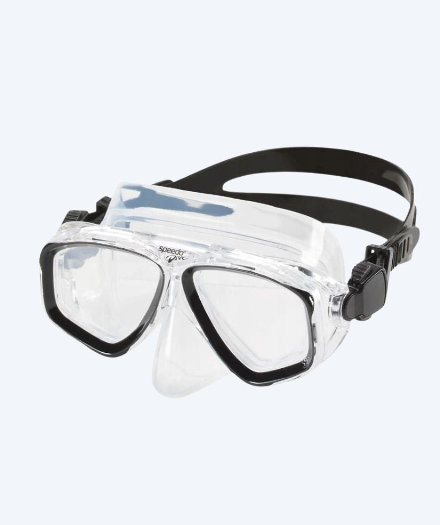 Speedo diving mask for adults - Adventure - Black/clear
