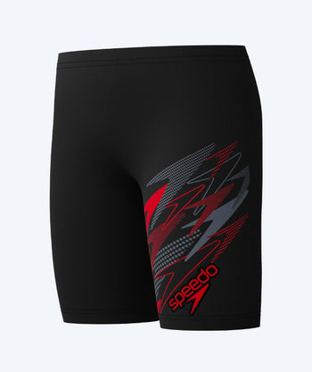 Speedo jammer for boys - Medley Logo - Black/grey