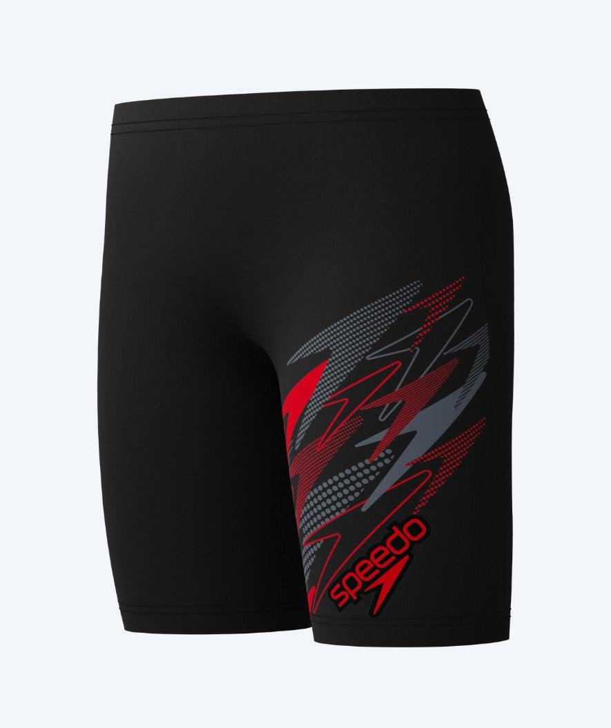 Speedo jammer for boys - Medley Logo - Black/grey