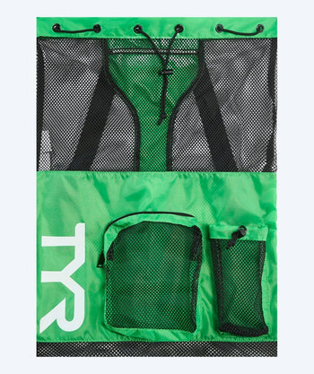 TYR swim net - Big Mesh Mummy 40L - Green/black