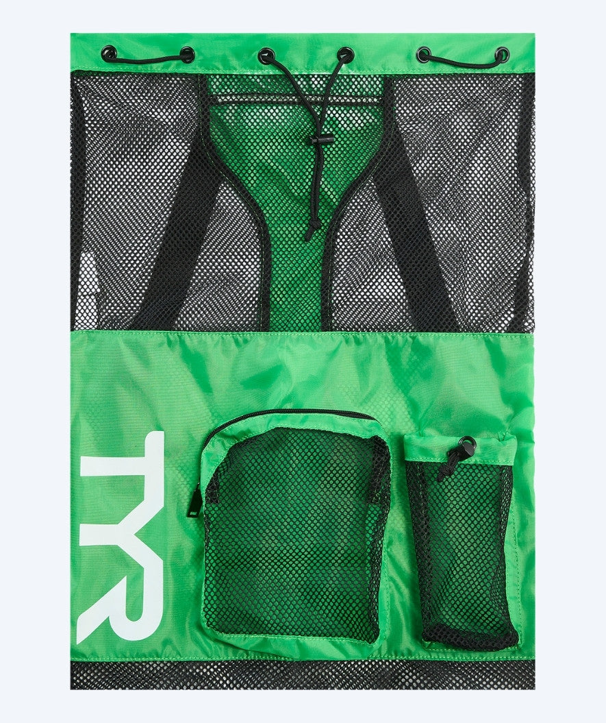TYR swim net - Big Mesh Mummy 40L - Green/black