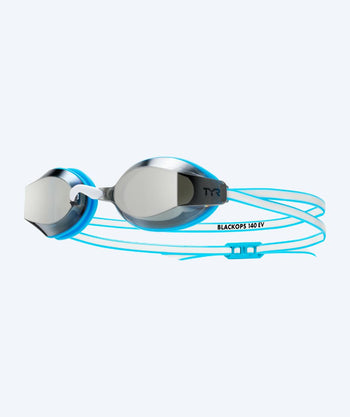 TYR swimming goggles for women - Blackops 140 EV Mirrored - Blue/white
