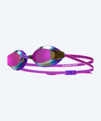 TYR swimming goggles for women - Blackops 140 EV Mirrored - Purple/pink