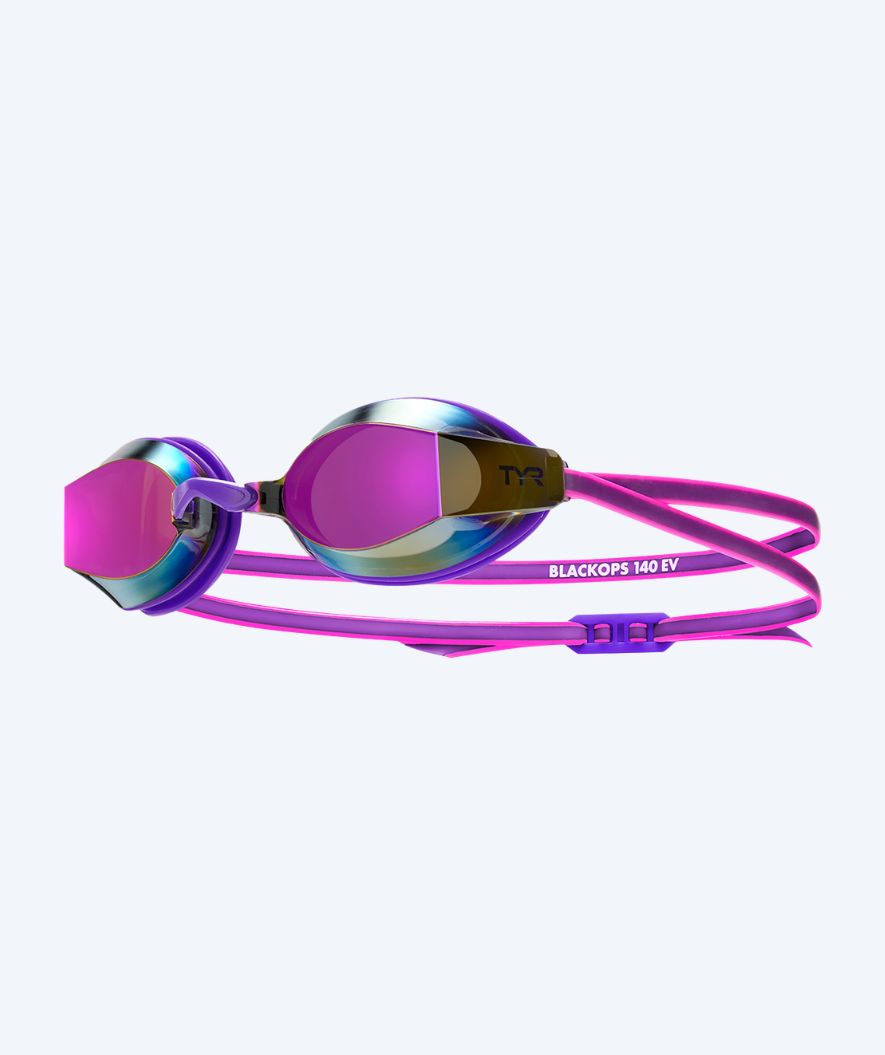 TYR swimming goggles for women - Blackops 140 EV Mirrored - Purple/pink