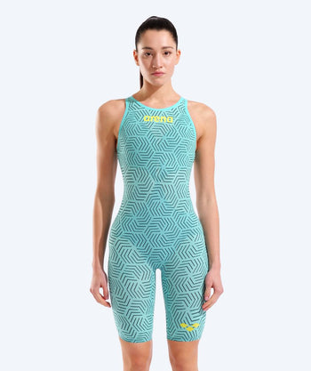 Arena racing swimsuit for women - Carbon Air 2 - Blue/yellow