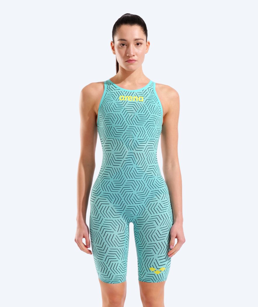 Arena racing swimsuit for women - Carbon Air 2 - Blue/yellow