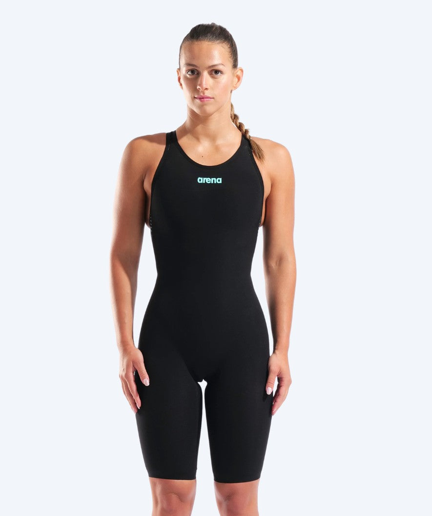 Arena racing swimsuit for women - Veloce - Black/light blue