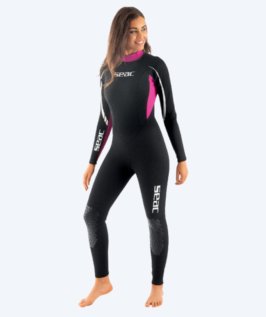 SEAC wetsuit for women - Relax Long (2,2mm) - Black/pink