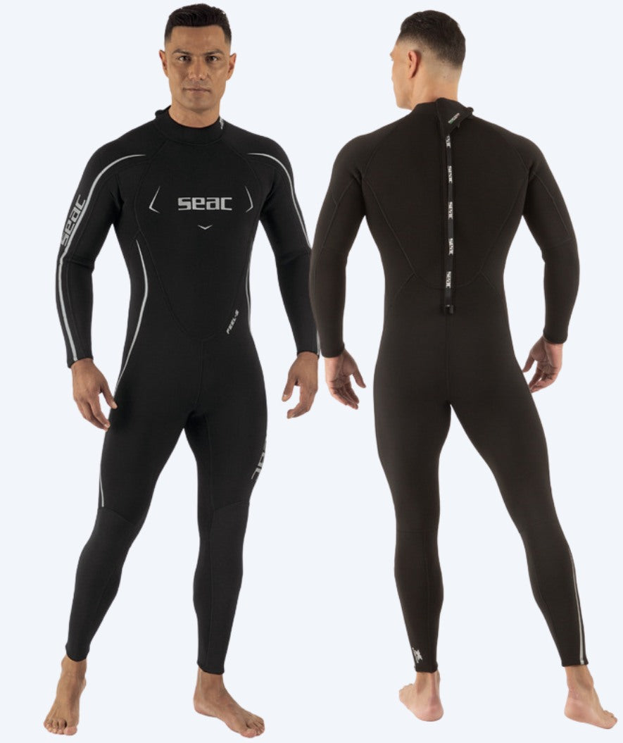 SEAC wetsuit for men - Feel-S (3mm) - Black/grey