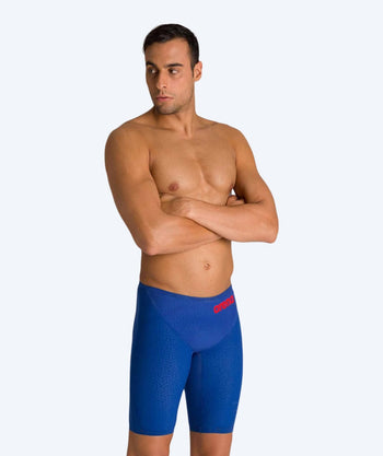 Arena competition swim trunks for men - Carbon Glide - Ocean Blue