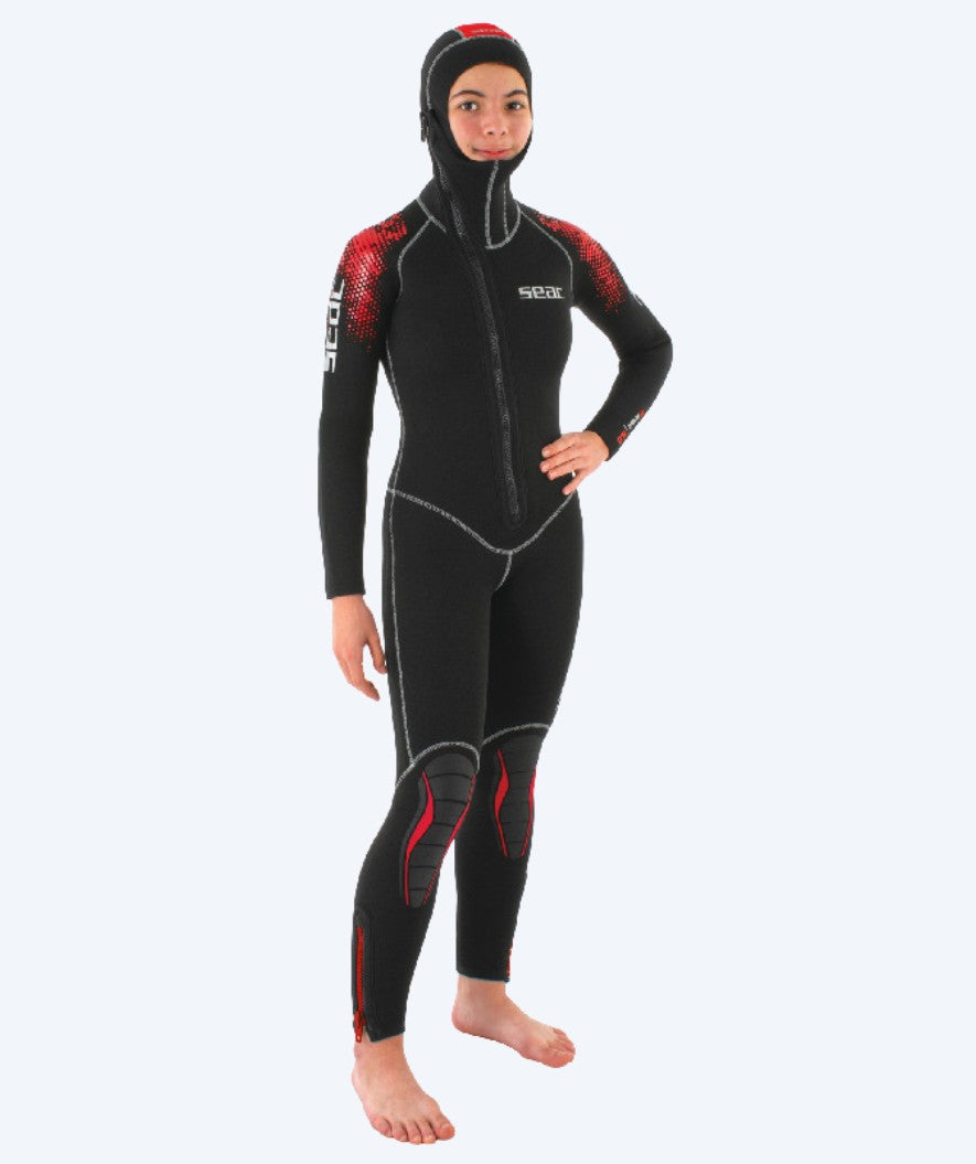 SEAC scuba wetsuit for kids - First (5mm) - Black/red