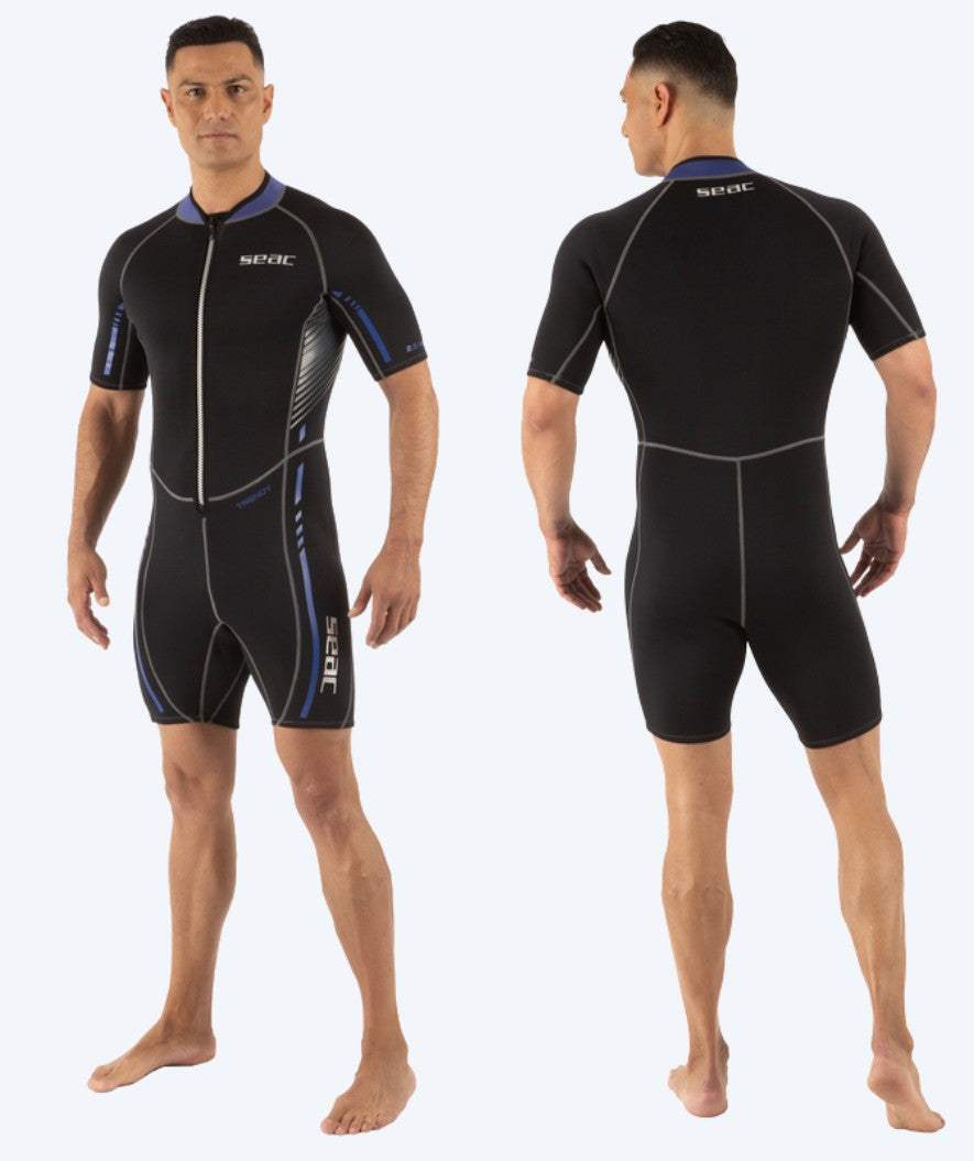 SEAC wetsuit for men - Trendy (2,5mm) - Black/blue