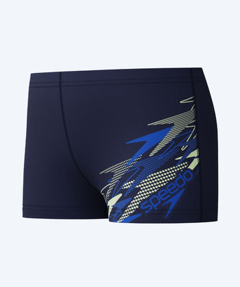 Speedo aquashorts for boys - Medley Logo - Dark blue/Blue