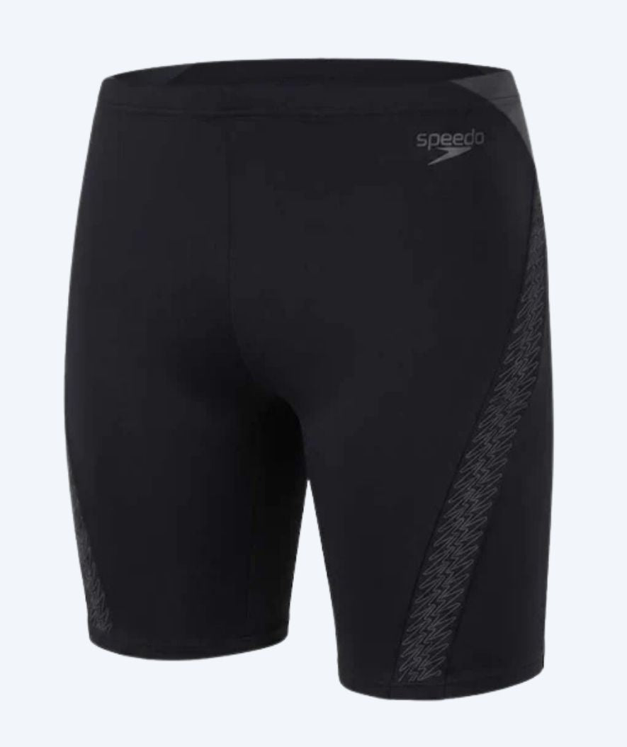 Speedo jammer for men - Hyperboom Splice - Black/Grey