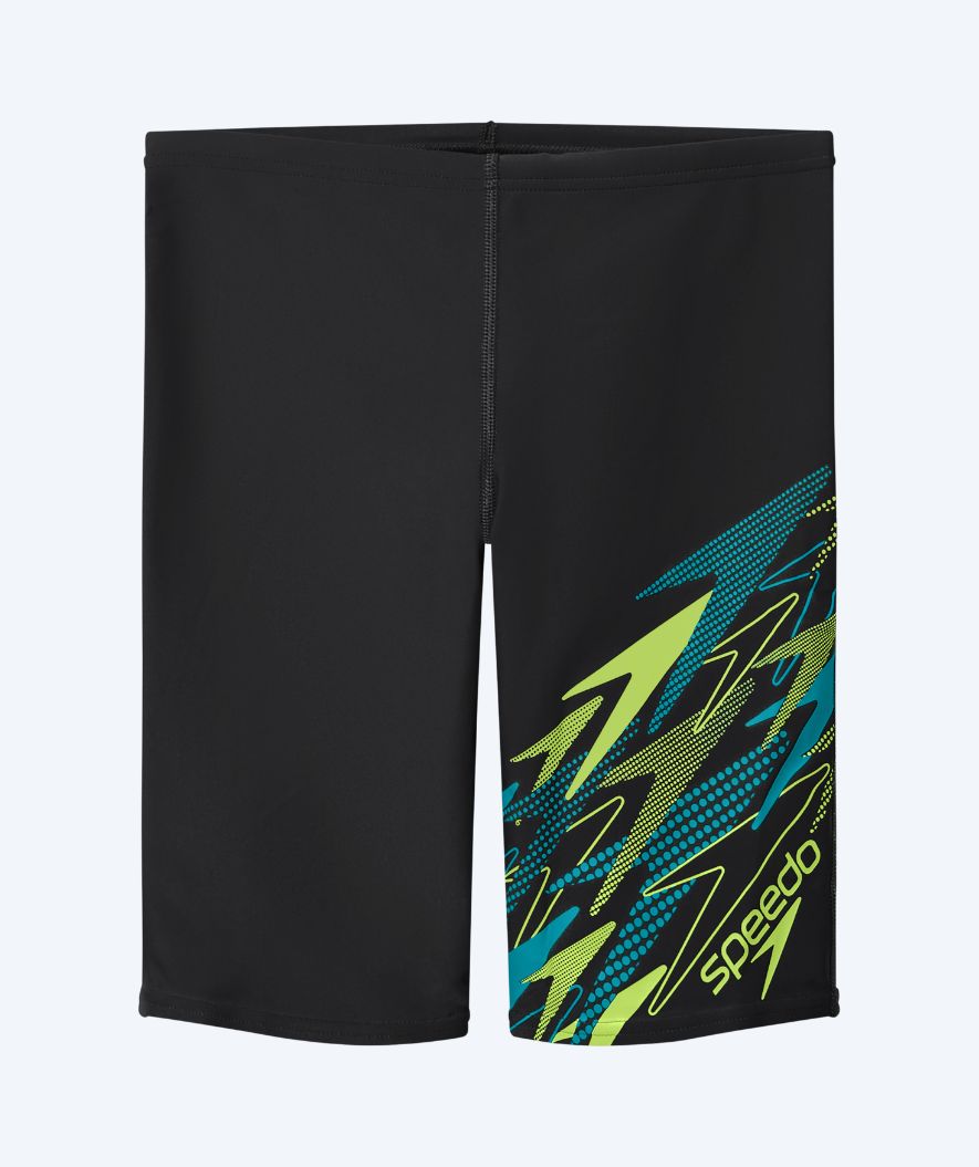 Speedo jammer for boys - Medley Logo - Black/Green