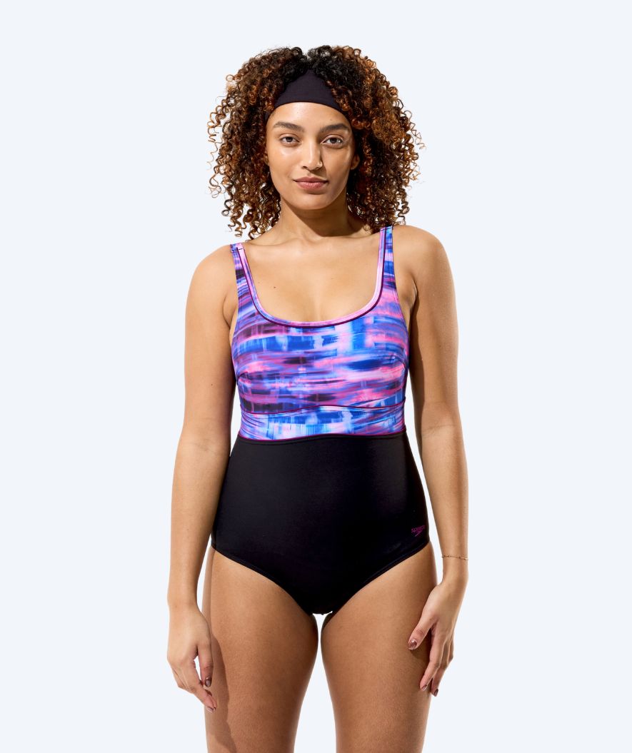 Speedo swimsuit for women - Contour Eclipse - Black/Purple