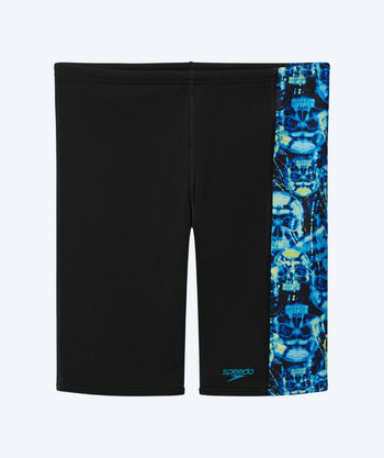 Speedo jammer for boys - Print Panel - Black/Blue