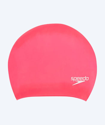 Speedo swimming cap for long hair - Pink