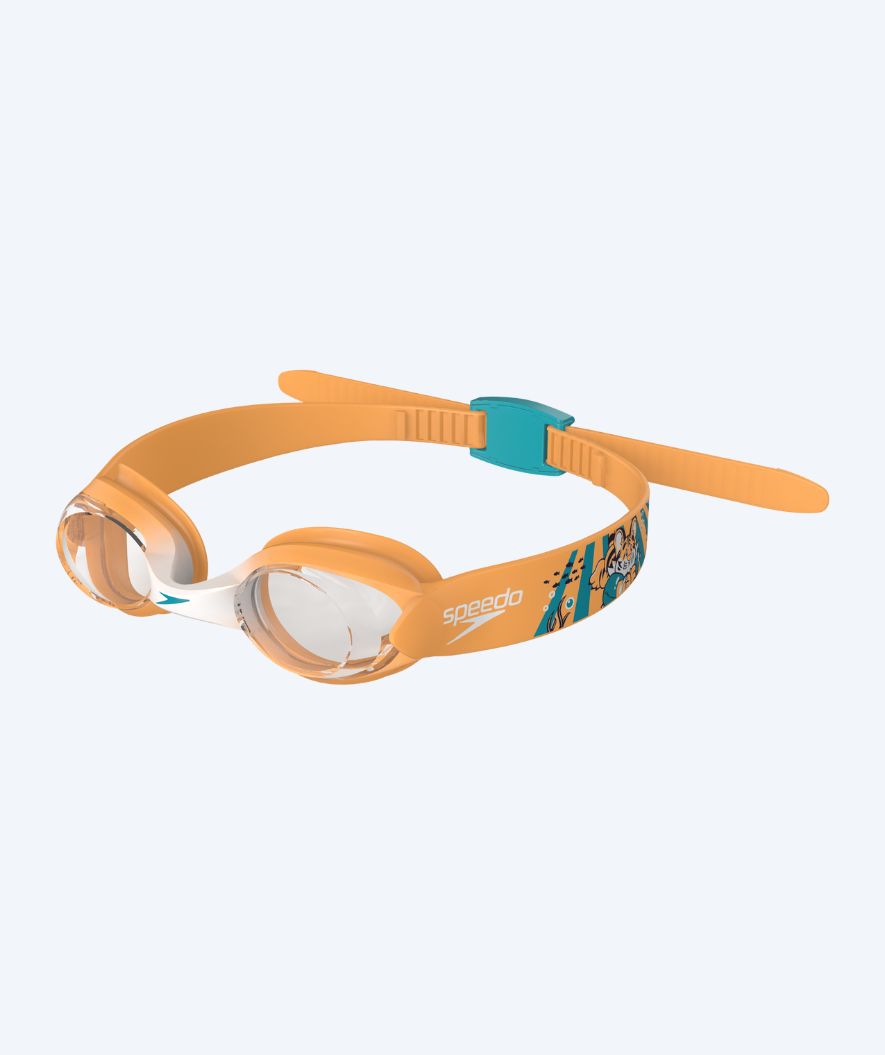 Speedo swimming goggles for kids (2-6) - Infant Illusion - Orange/Clear