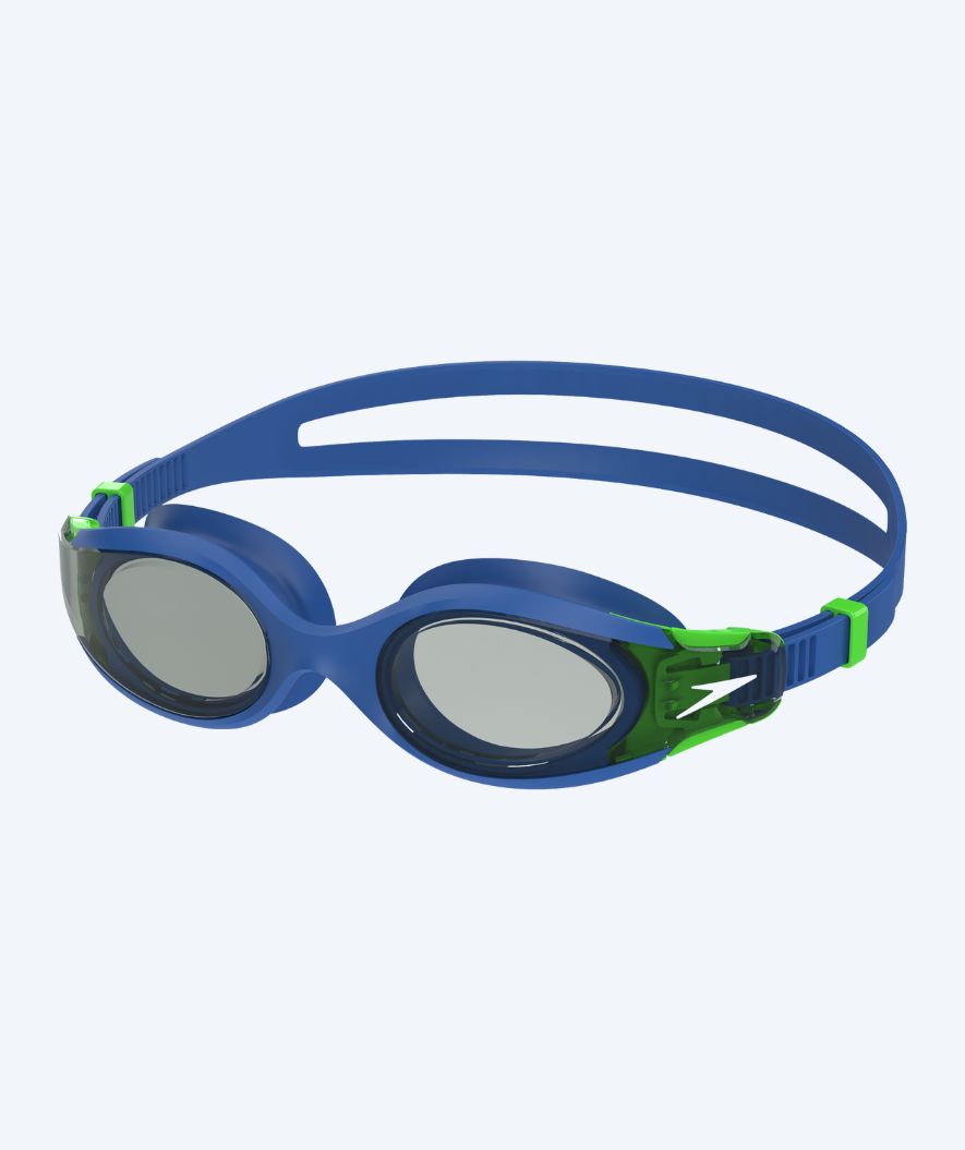 Speedo swimming goggles for kids (6-14) - Hydrosity 2.0 - Dark blue/Green (Smoke lens)