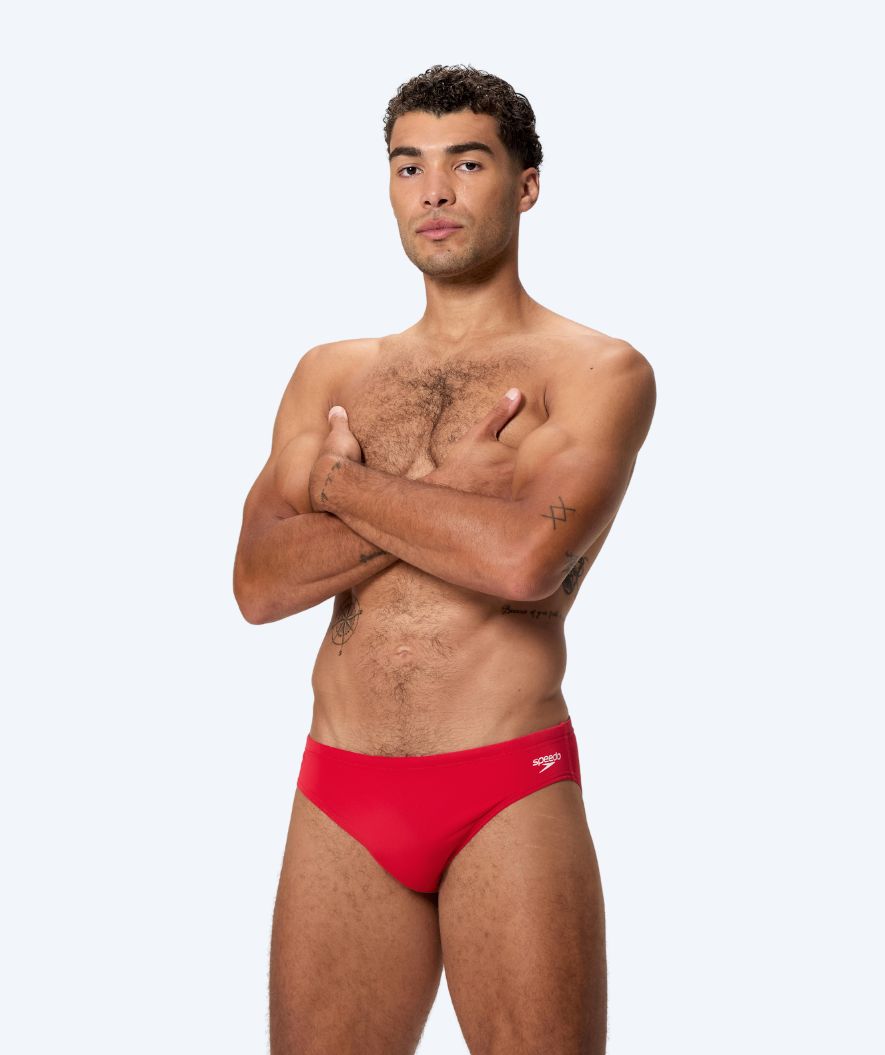 Speedo briefs for men - Endurance Logo - Red