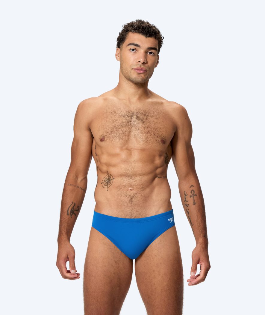 Speedo briefs for men - Endurance Logo - Light blue