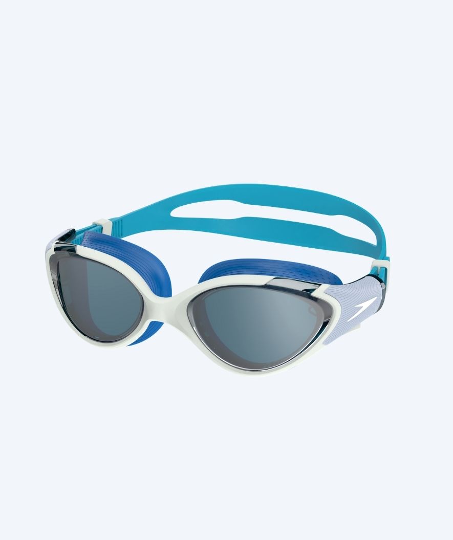 Speedo training swimming goggles for women - Biofuse 2.0 Mirror - Dark blue/Light blue