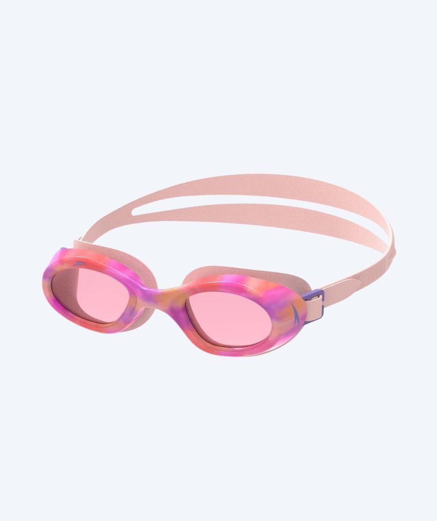 Speedo swimming goggles for kids (6-16) - Futura Hydrospex - Light Pink/Pink (Printed)