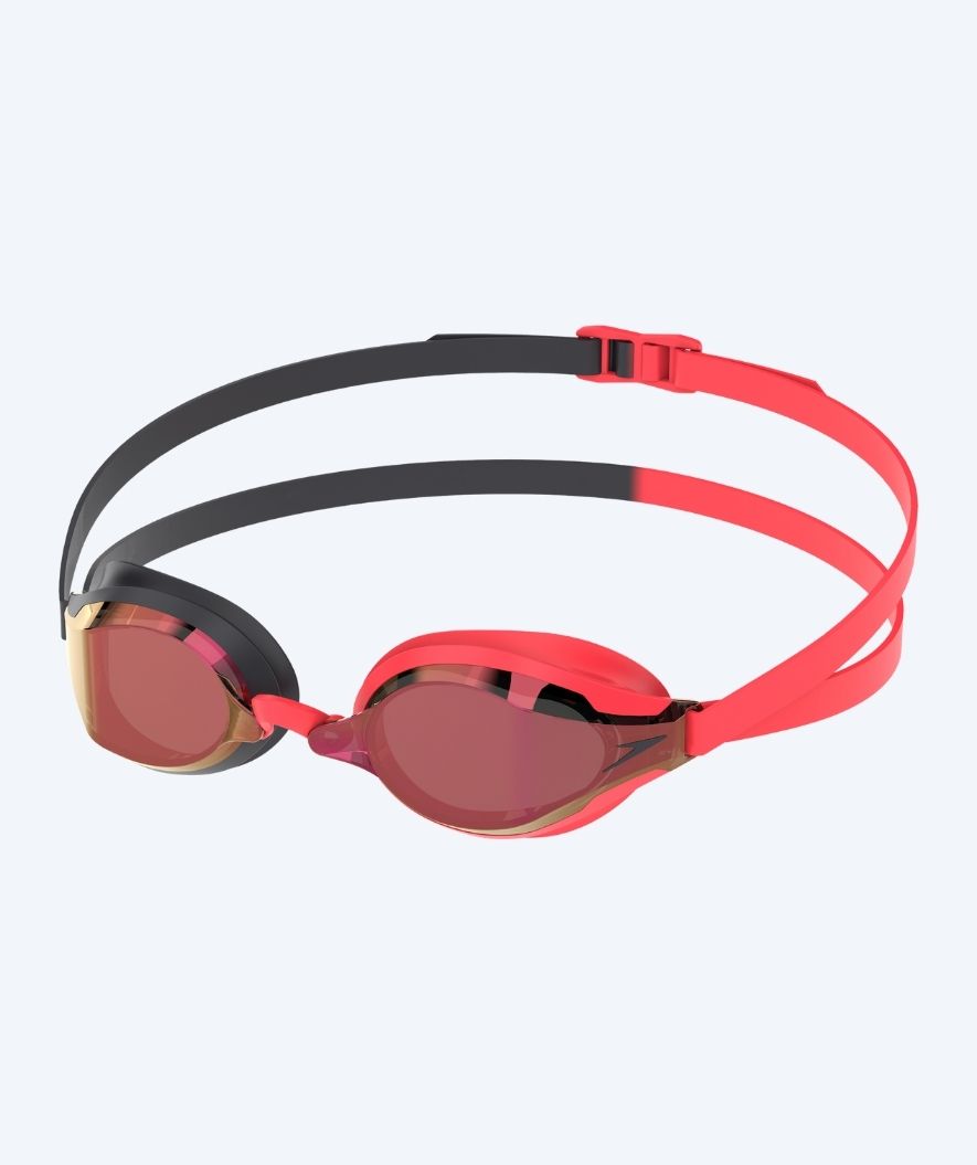 Speedo Elite swimming goggles - Fastskin Speedsocket 2 Mirror - Red/Black