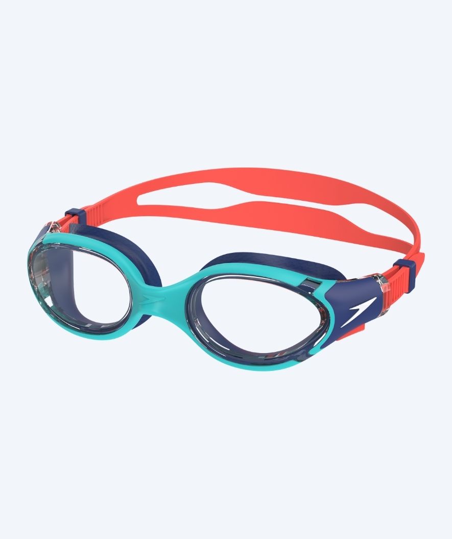 Speedo swimming goggles for kids (6-14) - Biofuse 2.0 - Blue/Orange