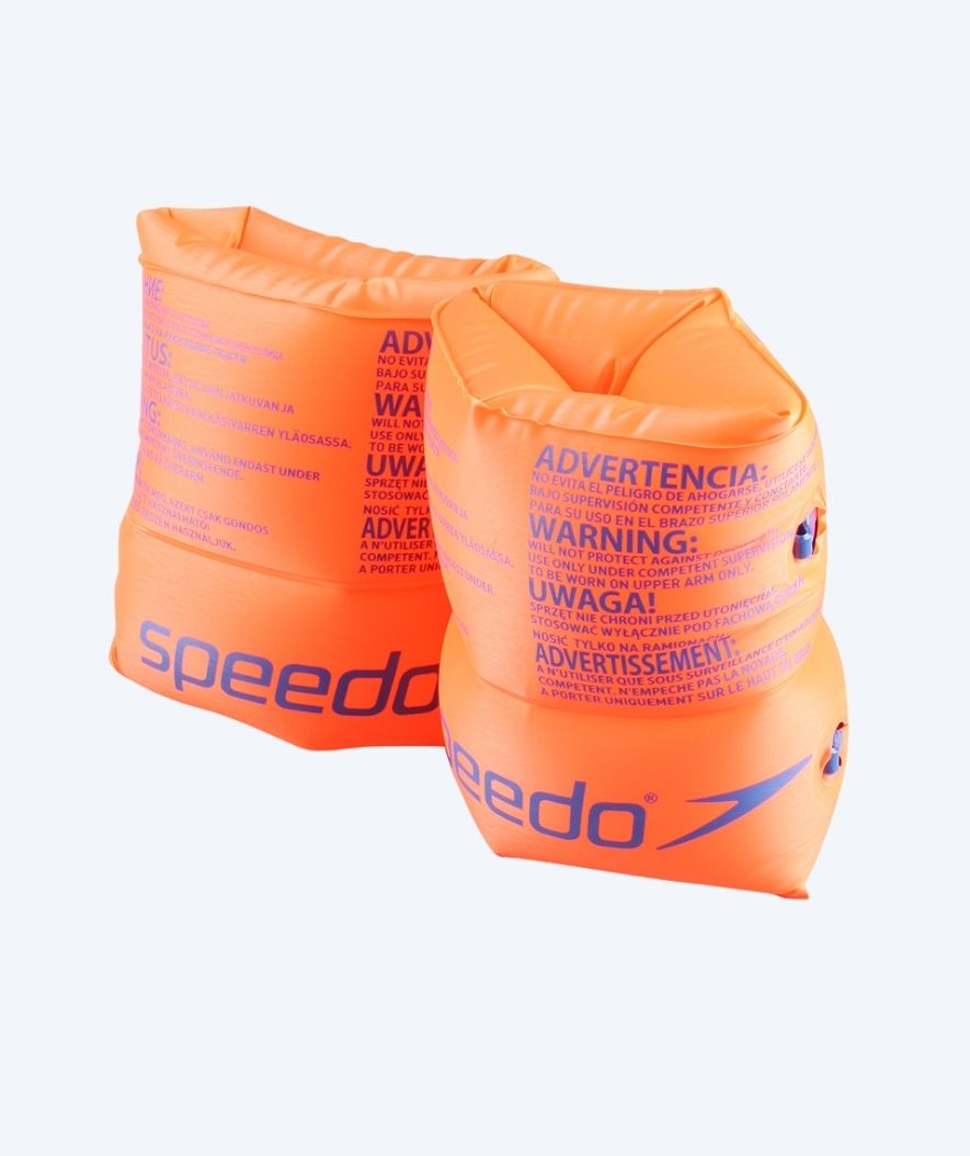 Speedo armbands for kids (2-12) - Roll Up - Orange