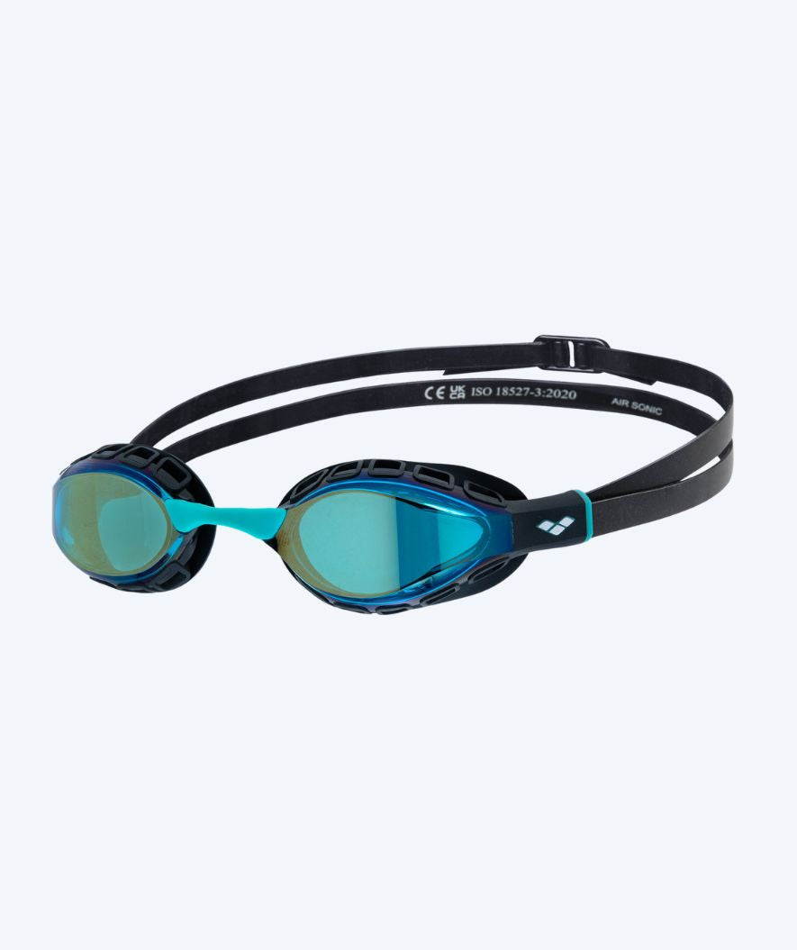 Arena Elite swimming goggles - Air Sonic Mirror - Black/Turquoise