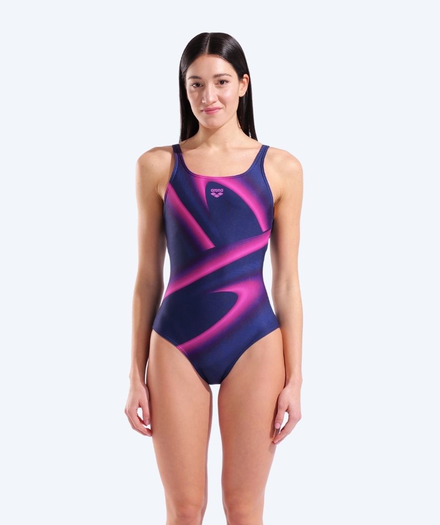 Arena swimsuit for women - Flash - Dark blue/Pink