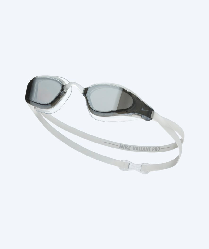 Nike Elite swimming goggles - Valiant Pro Mirror - White/Silver