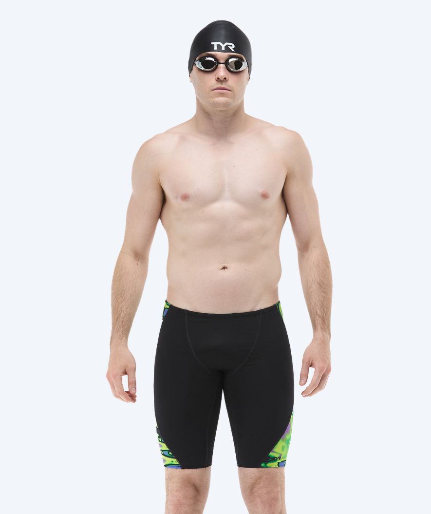 TYR jammer for men - Blade Splice Flux - Black/Green
