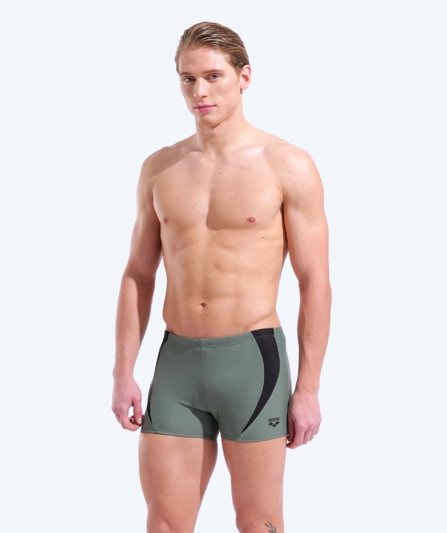 Arena aquashorts for men - Kikko Panel - Green/black