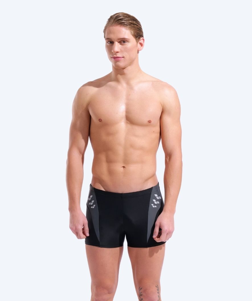 Arena aquashorts for men - Step Logo - Black/Grey