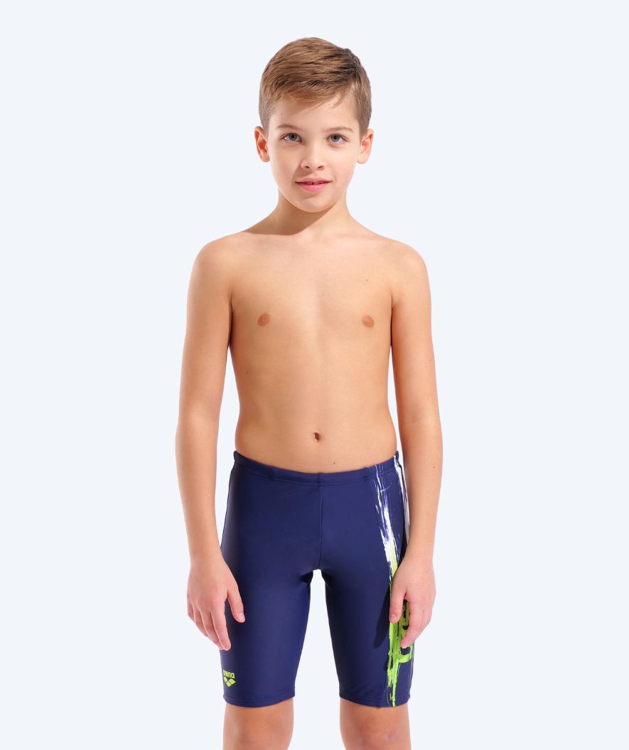 Arena jammer for boys - Paint - Dark blue/Green
