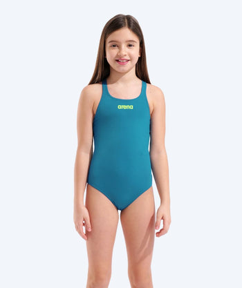 Arena swimsuit for girls - Team Swim Pro Solid - Blue