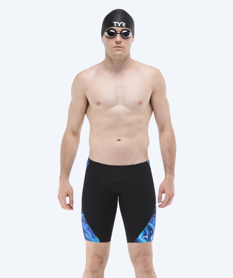 TYR jammer for men - Blade Splice Olea - Black/Blue
