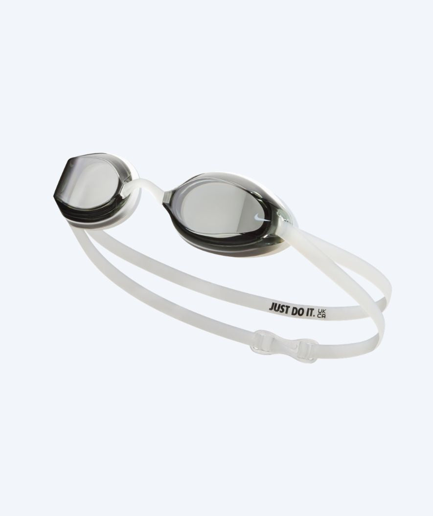 Nike Elite swimming goggles - Legacy Comfort - White (Smoke lens)