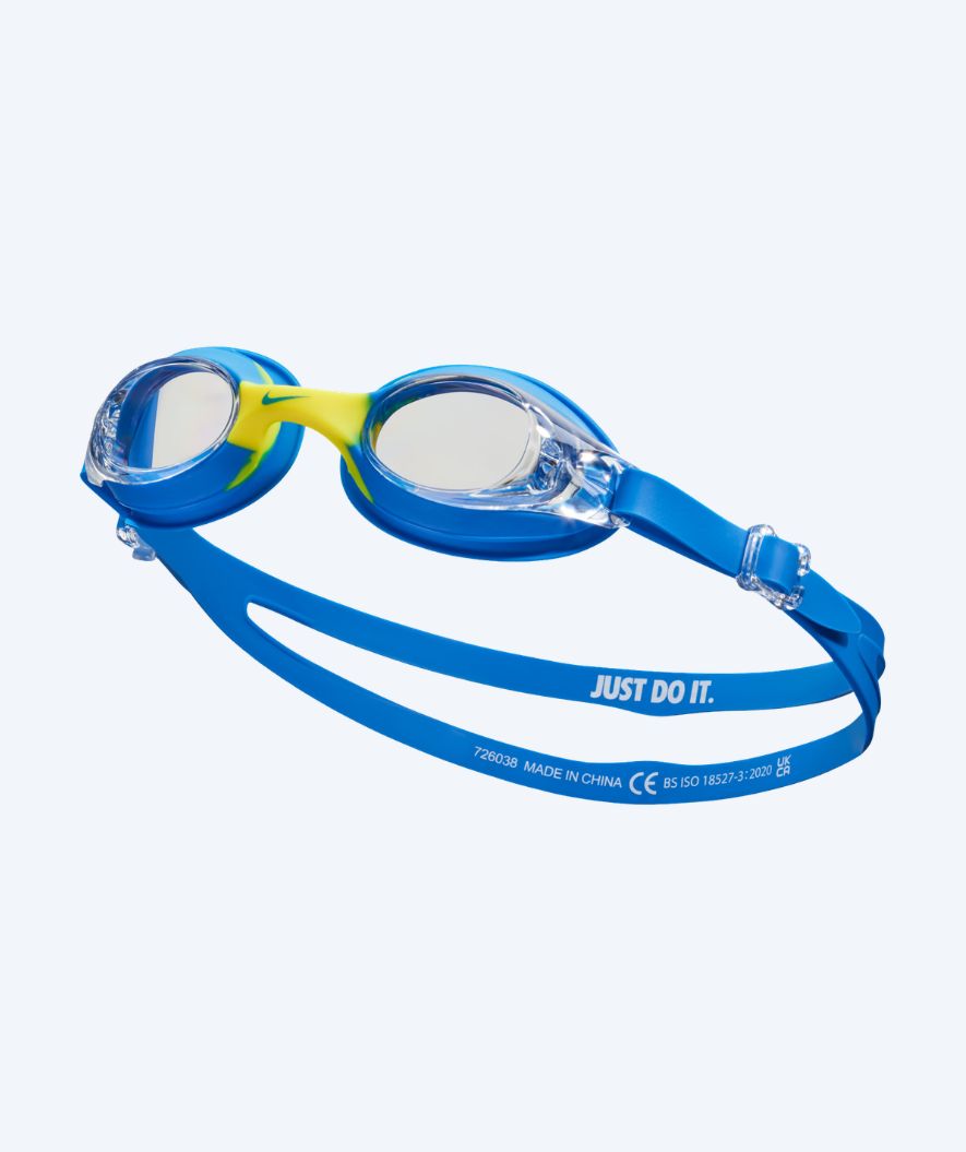 Nike swimming goggles for kids - Lil' Swoosh - Blue/Yellow