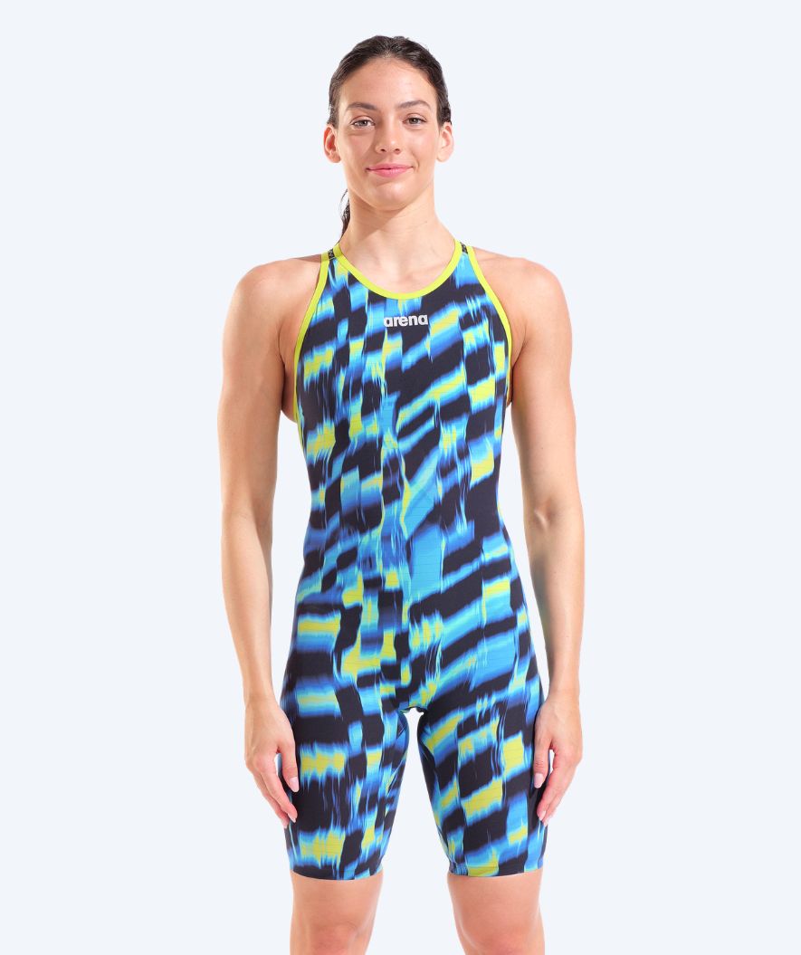 Arena racing swimsuit for women - Carbon Air 3 - Green/Dark blue (Limited 2026)