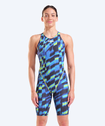 Arena racing swimsuit for women - ST NEXT - Green/dark blue (Limited 2026)