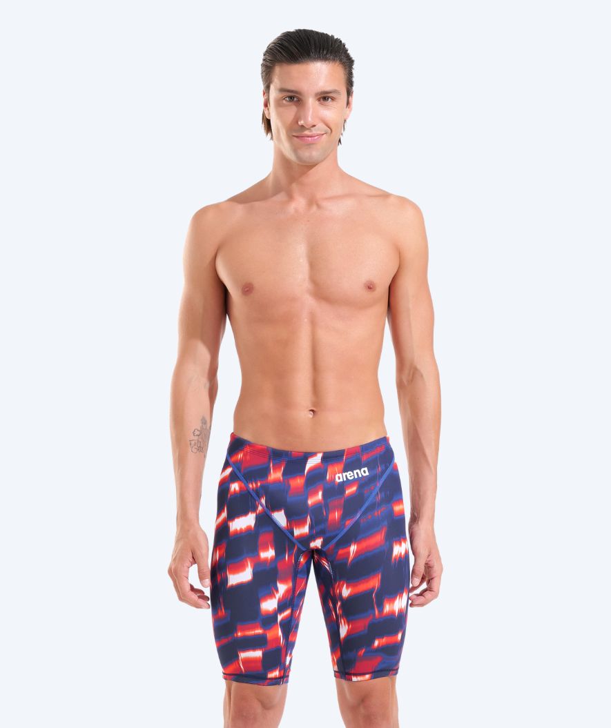 Arena racing jammers for men - ST NEXT - Dark red/dark blue (Limited 2026)