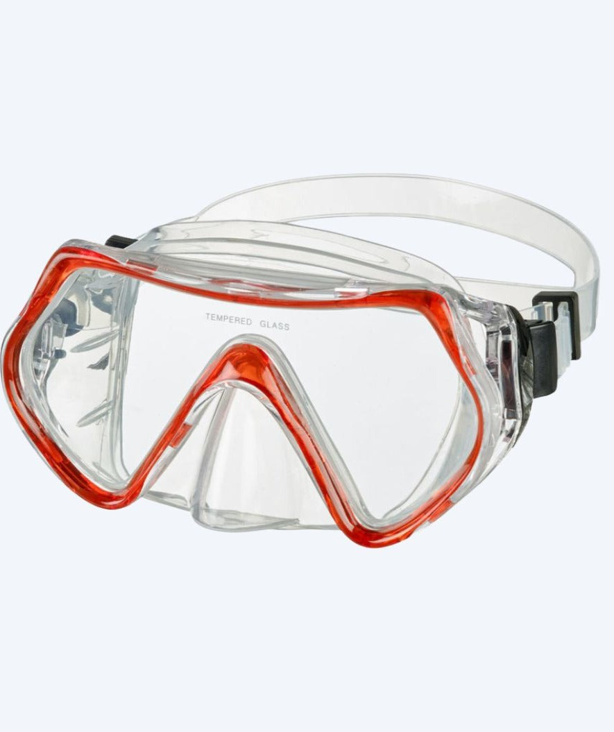 Beco diving mask for kids (from 12 years) - Bibione - Red