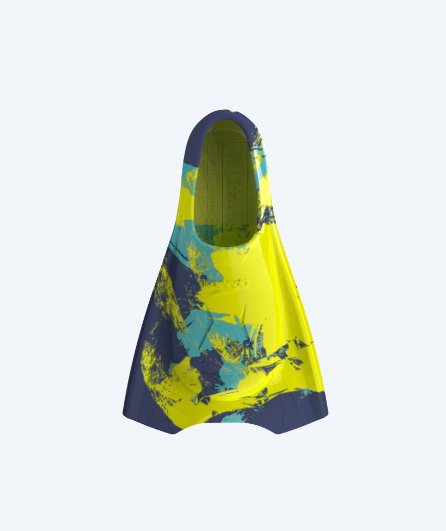 Speedo swim fins - Short Blade - Yellow/Dark Blue