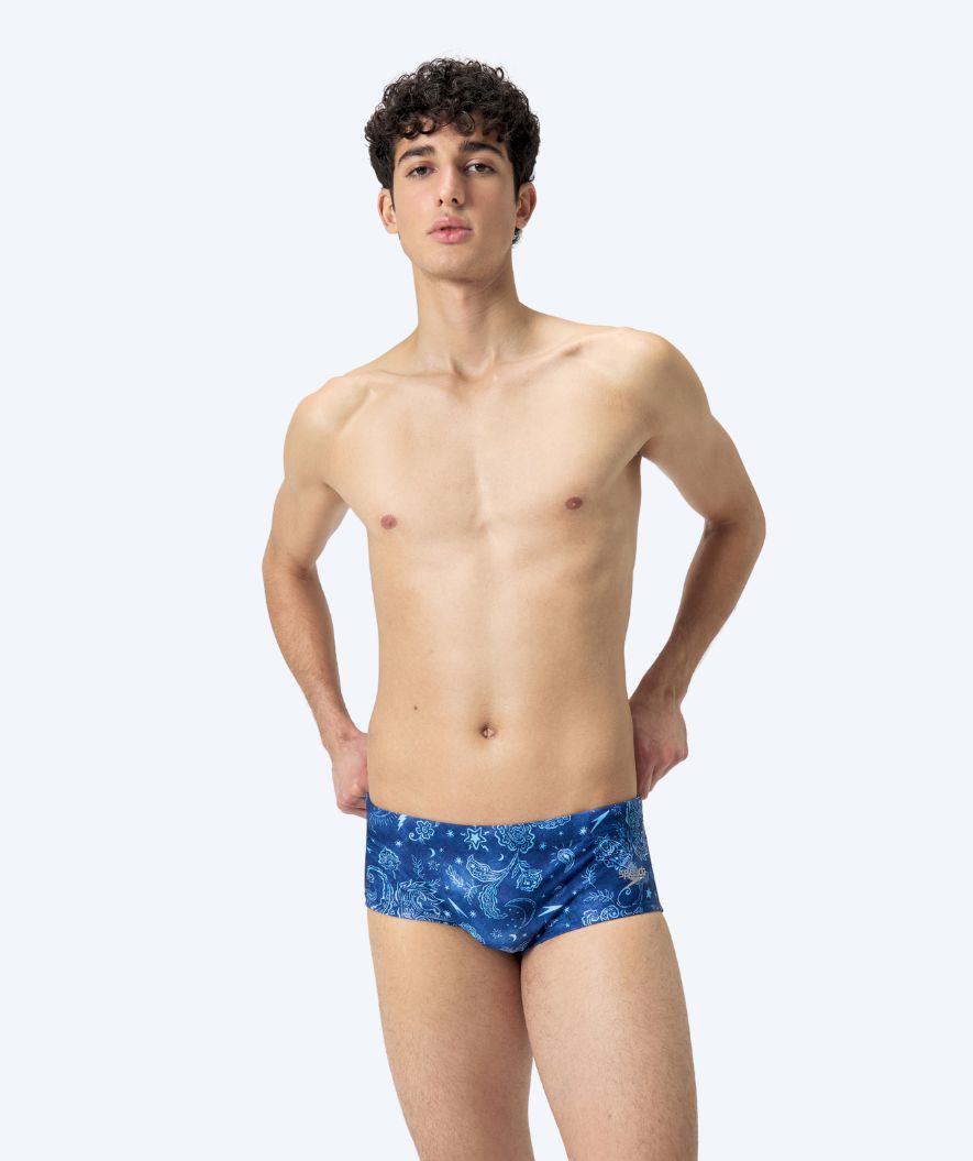 Speedo trunks for men - Club Training Allover - Dark blue/white