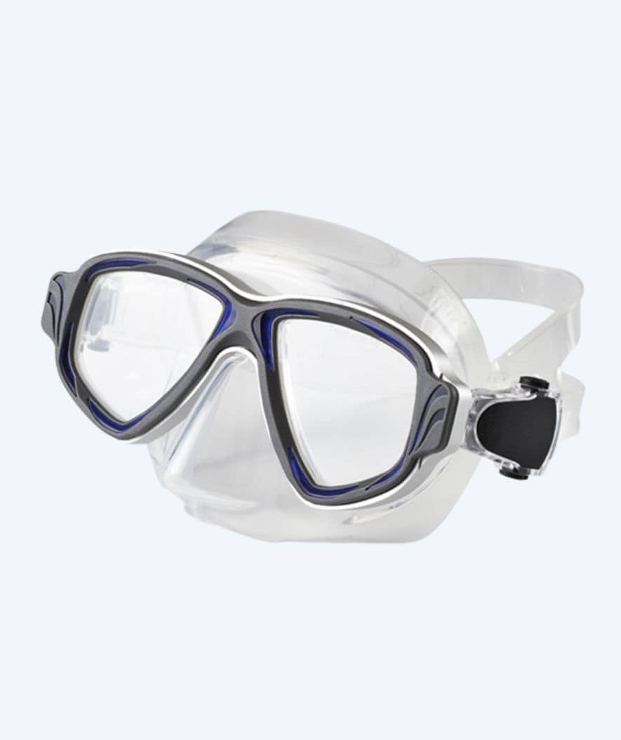 Primotec diving mask with prescription - M200 (+1.0 to -8.0) - Black/blue