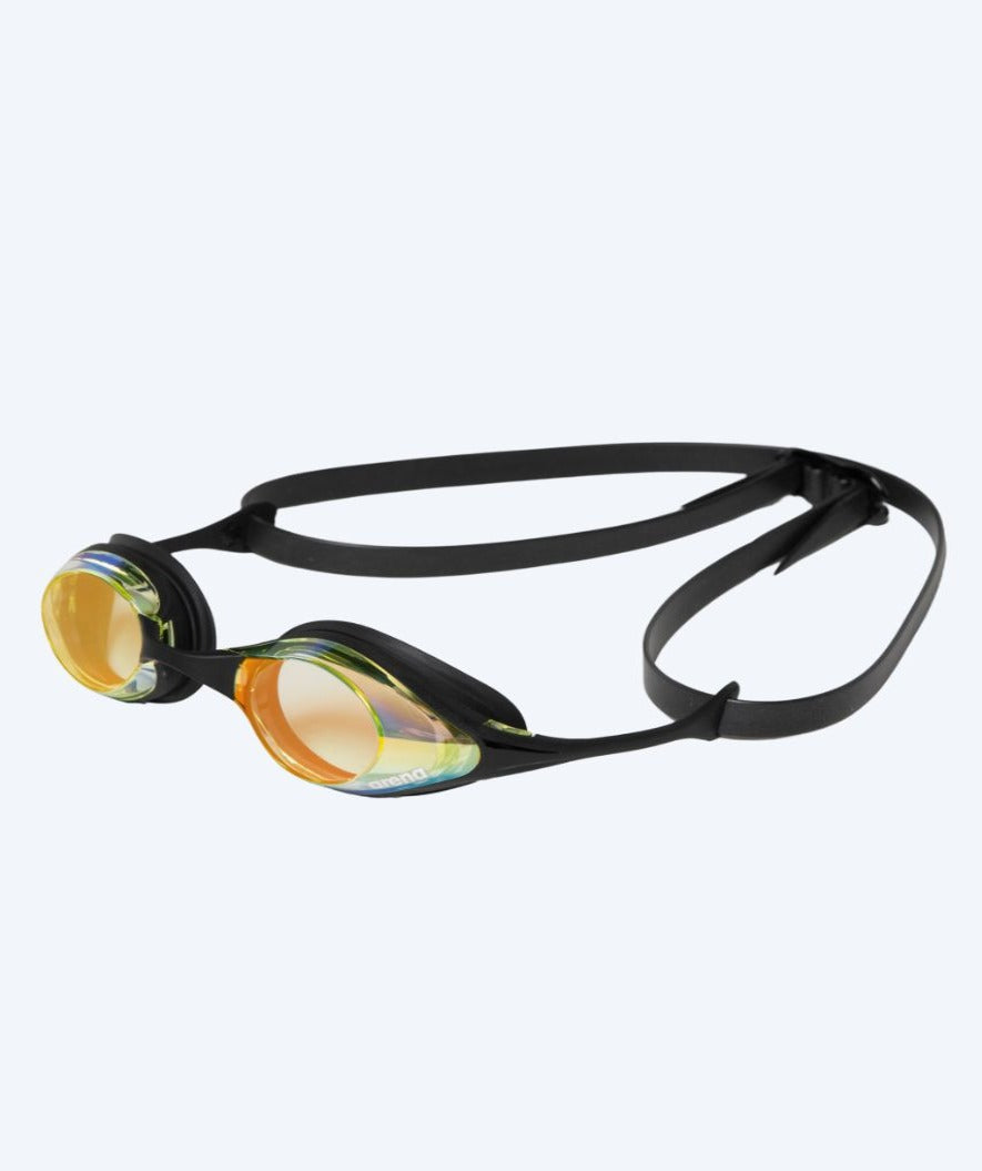 Arena exercise swim goggles - Cobra SWIPE Mirror - Black/yellow